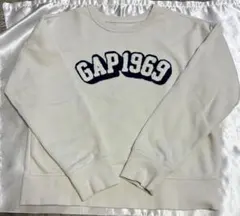 GAP 1969 クルーネック トレーナー アイボリー 130cmのサムネイル