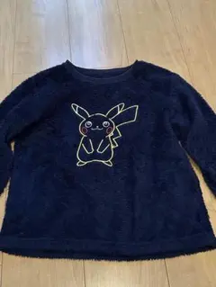 ピカチュウ刺繍ネイビーパジャマ 130