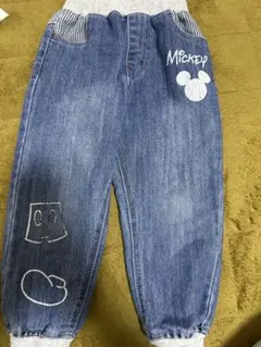 ベビードール100センチ長ズボン　ミッキー