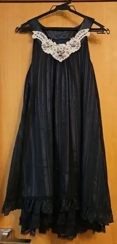 axes femmeブラックノースリーブワンピース