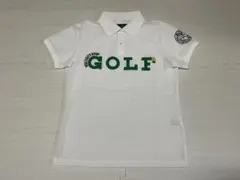 パーリーゲイツ / 鹿の子 ロゴ コットンストレッチ 半袖 ポロシャツ 日本製