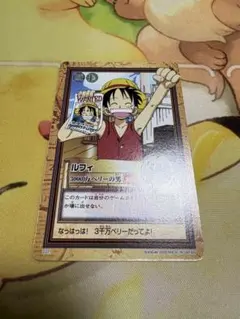 ONEPIECE ルフィ 賞金首 カードダスex 旧ワンピースカード 当時 レア 