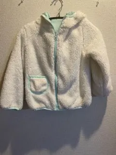 ホワイトフリースジャケット　リバーシブル