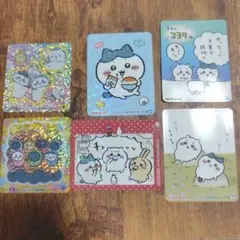 ちいかわ 丸美屋 シール ハチワレ うさぎ 6枚 パジャマパーティーズ