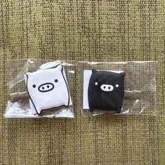 サンエックスオールスターズ　モノクロブー　前髪クリップセット　ヘアクリップセット