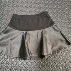 ラルフローレン 130cm ブラック スカート 合成皮革