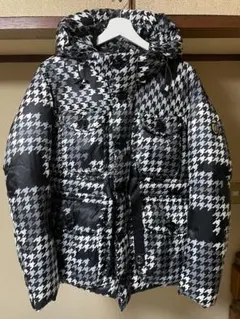 BLACK LABEL CRESTBRIDGE 千鳥格子 ダウンジャケット