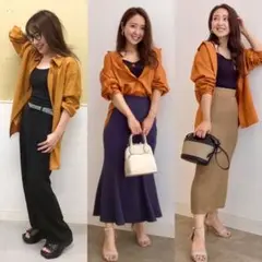 【試着のみ】　GU　ジーユー　リネンブレンドオーバーサイズシャツ　Sサイズ
