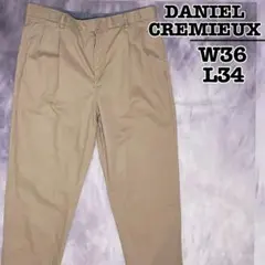 USA古着　チノパン　ベージュ　W36 L34　DANIEL CREMIEUX