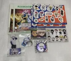 ハンターハンター　グリッター缶バッジ　アクスタ　アクキージャンプフェスタキルア