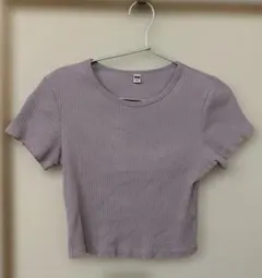 UNIQLO リブクロップドT（半袖）