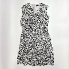 【美品】23区　ノースリーブワンピース　総柄　40