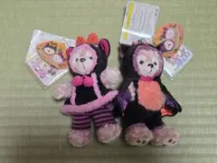 ダッフィー&シェリーメイ　2013年 ハロウィン ぬいぐるみバッジ