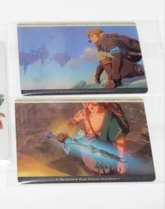 ゼルダの伝説　ウエハース　カード　ティアーズオブザキングダム　リンク　ティアキン
