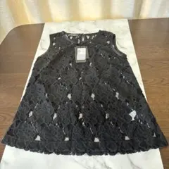 未着用 DOLCE&GABBANA レース ノースリーブ ブラック 36 - メルカリ