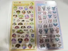 正規品　ボンボンドロップ シール お茶犬　ナルミヤ　　2枚セットのサムネイル