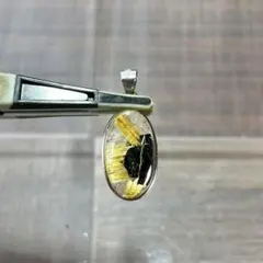 太陽放射ルチル　ネックレス　ペンダント　放射　　ルチルクォーツ　　31