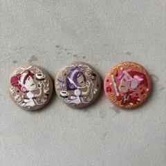 おジャ魔女どれみ　刺繍缶バッジ 3つセット