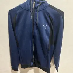 Puma ネイビー ジップアップパーカー