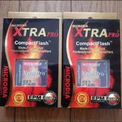 2枚セットMICRODIA コンパクトフラッシュ マイクロディア 512MB