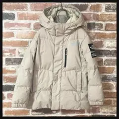キッズ　ザノースフェイス　ダウンジャケット　DRYVENT ベージュ　120