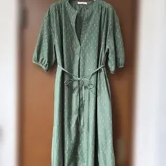 chocol raffine robe ワンピース グリーン F