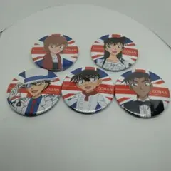 コナンカフェ　 缶バッジ セット　2016 レア 貴重 希少 限定