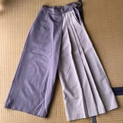 CECIL McBEEバイカラー プリーツ ワイドパンツ