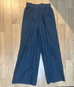 ネイビー ワイドパンツ Mサイズ