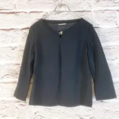 p227SPORTMAX 長袖 ウールジャケット ネイビー イタリア製S〜Mのサムネイル