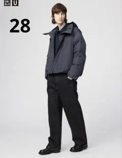 ユニクロU ワイドフィットカラージーンズ