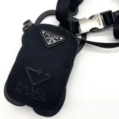 極美品✨PRADA リナイロン　ショルダー　iPhoneケース　全機種対応