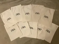 ZARA 巾着袋 10枚セット ショップ袋のサムネイル
