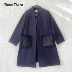 ローズティアラ　新品未使用　ロングコート Rose Tiara（ローズティアラ） モッズコート コート バックティアード