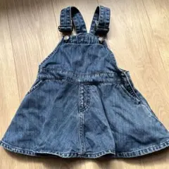 【BREEZE】ジャンバースカート キッズ デニム 90cm