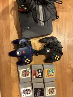 NINTENDO64 本体 コントローラー2個 ゲーム6本