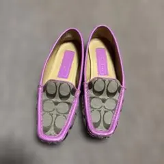 コーチ　シグネチャーローファー