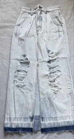 rienda ダメージDENIM J/W SK
