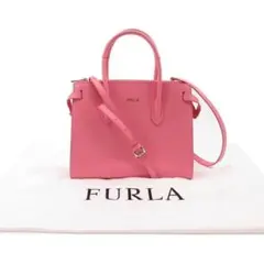 ⭐️新品未使用⭐️FURLA トートバッグ サーモンピンク 正規品 A4 