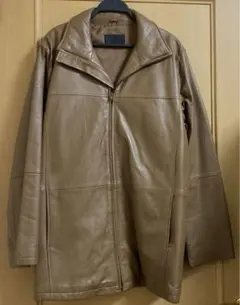 【Piccolo Negozio】羊革　レザージャケット　ブラウン　LL