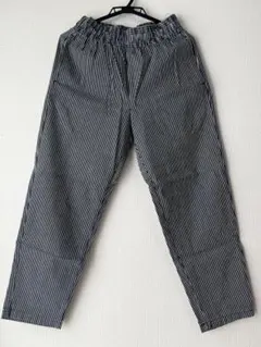 GU ジーユー シェフパンツ ストライプ