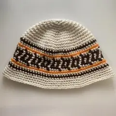 429クロシェハット　バケットハット　クラッシャーハット　帽子　ビーニー