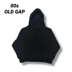 d*7様 00s OLD GAP ギャップ パーカー ブラック 短丈 y2k 古