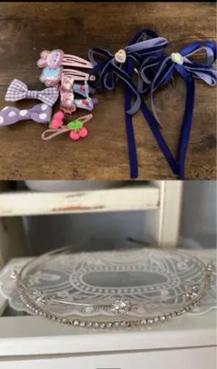 ヘアピン　ヘアゴム　カチューシャ　6点まとめ売り