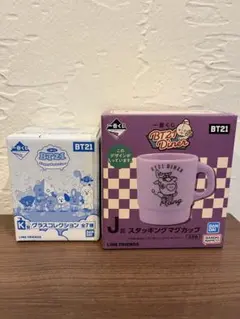 一番くじ　BT21 MANG カップ2点セット