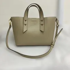 ⭐️極美品】 ルサックアダム エブリィ ボックス ハンド バッグ グレー 