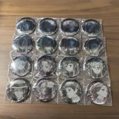 鬼滅の刃 キャラバッジコレクション 墨絵風 16個セット