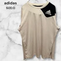 【adidas 】✨美品✨長袖 Tシャツ Oサイズ メッシュオフホワイト