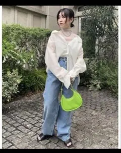 ◾️フレイアイディー◾️シアータートルコンビシャツのサムネイル