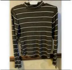 Y2K Archive ボーダー ロングスリーブTシャツ ブラウン ブラック 